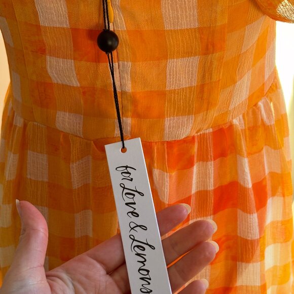 FOR LOVE & LEMONS | Mimosa Maxi Dress | Size M - Picture 6 of 7